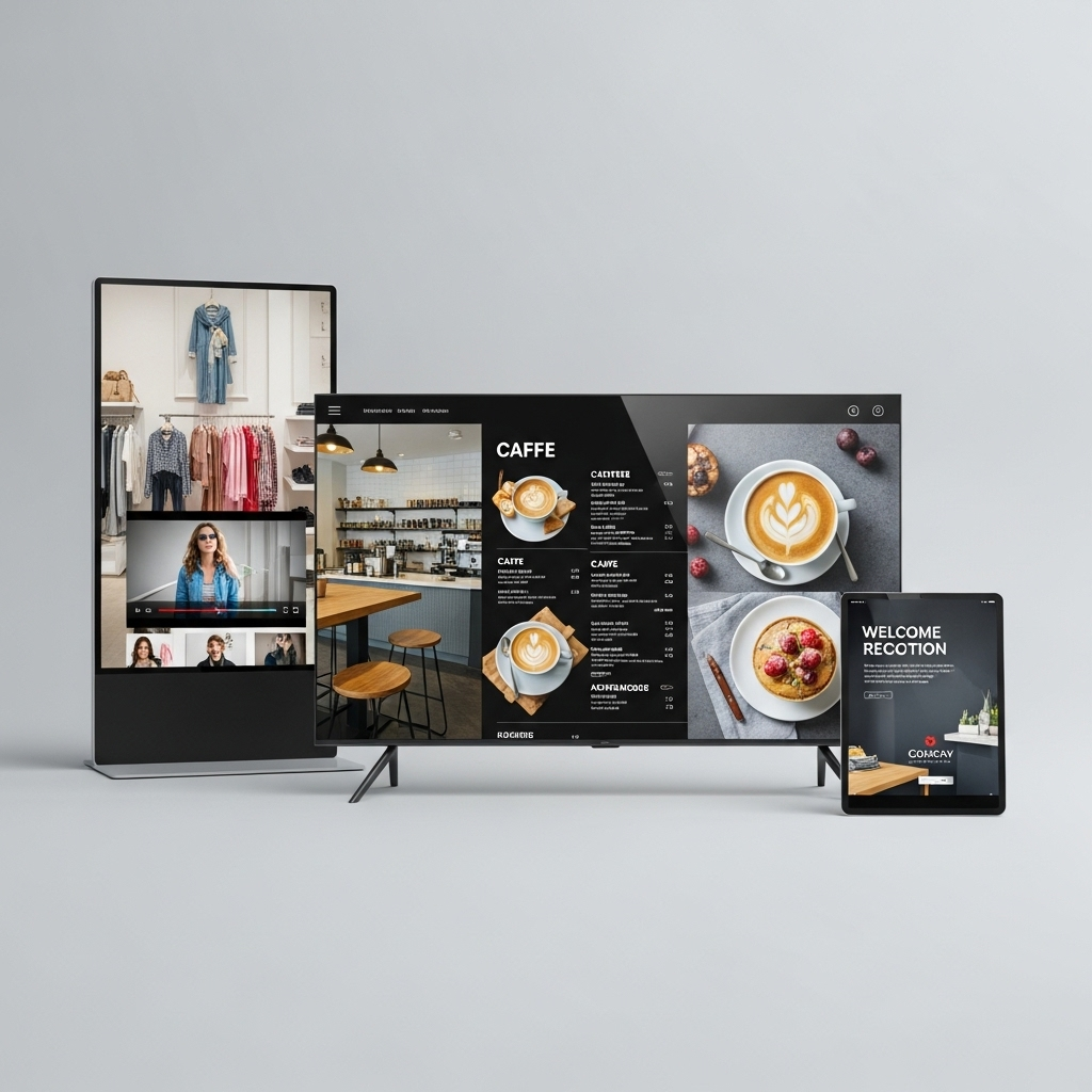 Ejemplos de contenido en pantallas